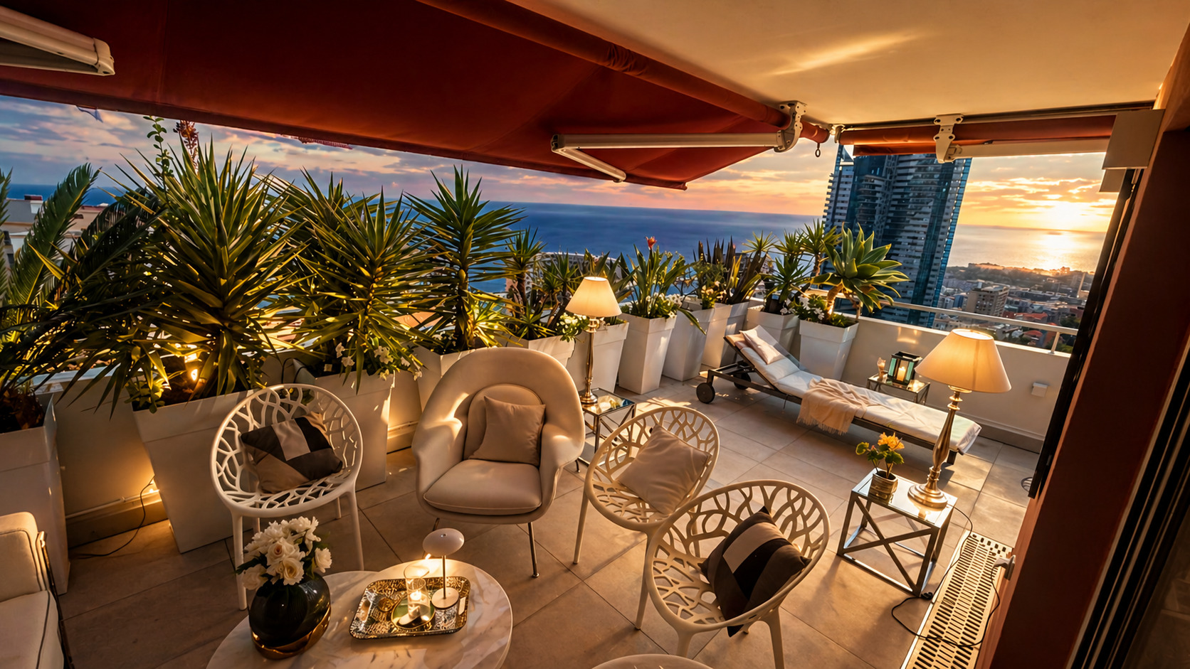Penthouse Beausoleil face Odéon MONACO vue mer — photo 1